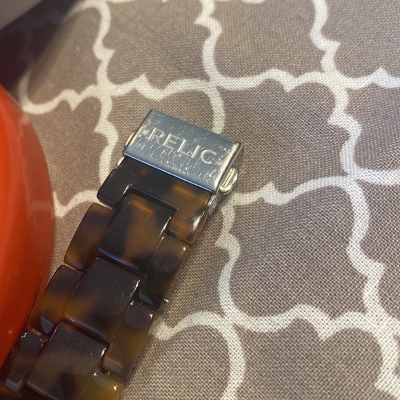 Relic Brand Tortoise Shell Multi-Dial watch - Picture 5 of 6